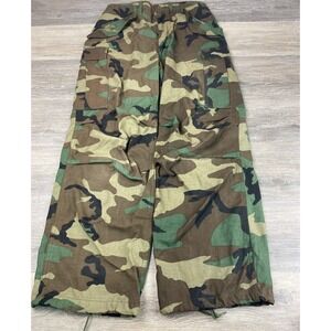 BDU Woodland Pants Men's Small Regular Green Camouflage Cargo ACU Army Military‎